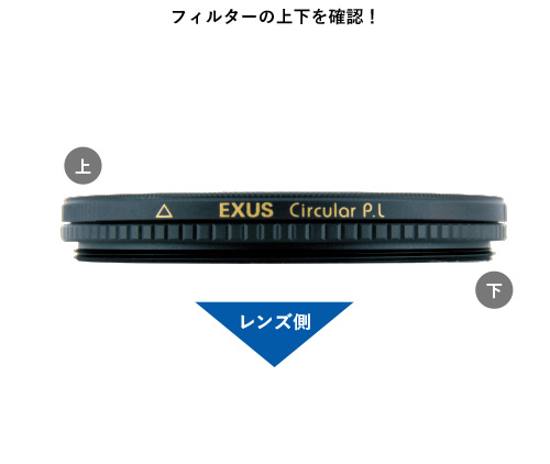 フィルターの取り付け方