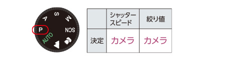 Pモード プログラムオート