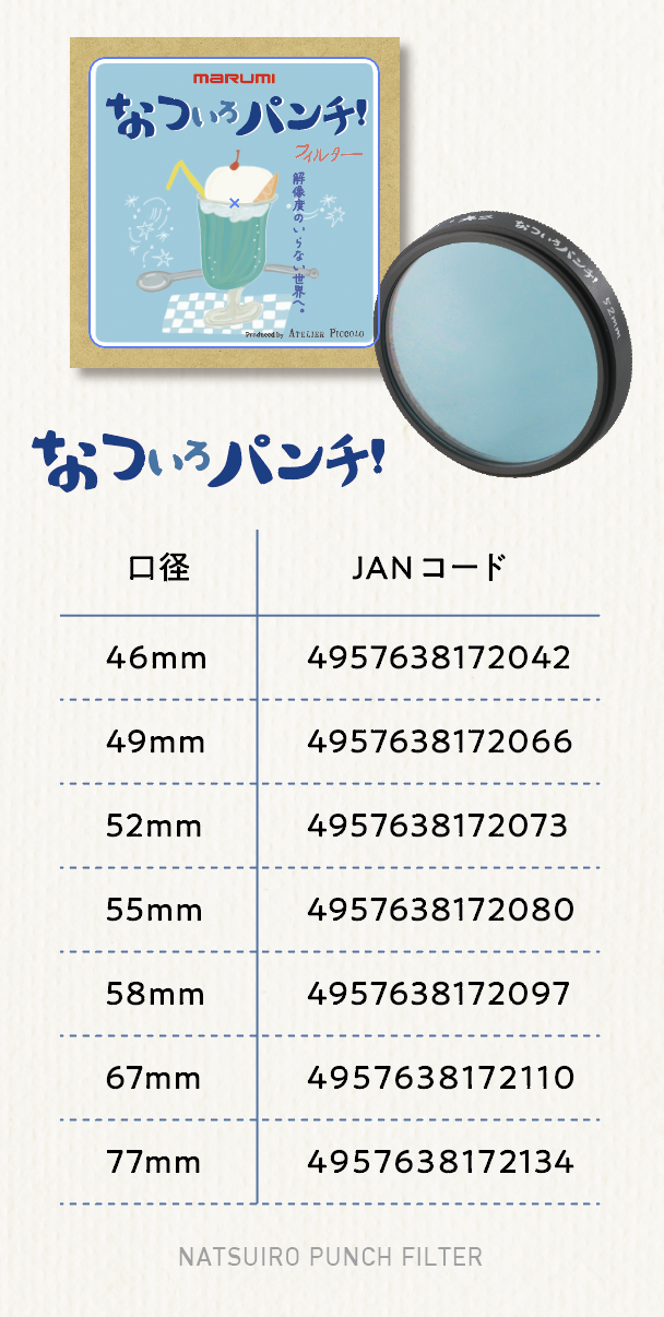 12月16日（金）<br>大好評のアルプスパンチ！＆なついろパンチ！に<br>待望の77ミリサイズ発売開始!!